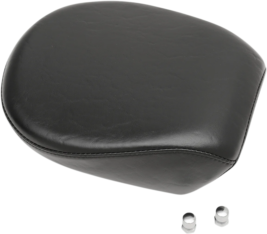 Le Pera Bare Bones Pillion Pad - Deluxe - Smooth - Black - FLHT '02-'07 LH-005PDX - Side View