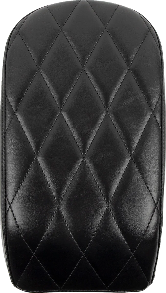 Le Pera Bare Bones Pillion Pad - Diamond - Black - FLDE/FLHC '18-'23 LYX-007PDM - Main Product View