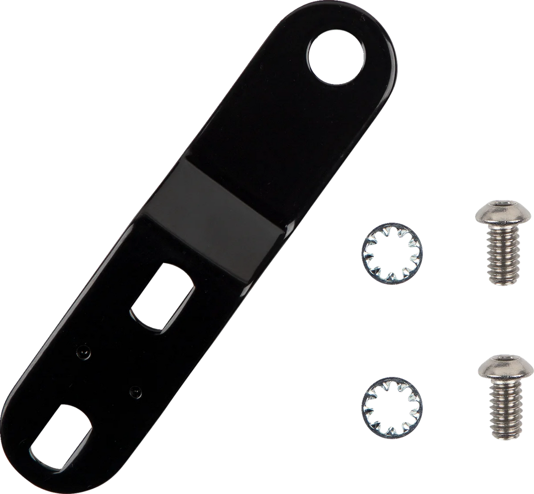 Le Pera Bare Bones Pillion Pad - Diamond - Black - FLDE/FLHC '18-'23 LYX-007PDM - Side View