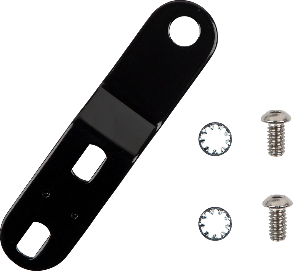 Le Pera Bare Bones Pillion Pad - Diamond - Black - FLDE/FLHC '18-'23 LYX-007PDM - Side View