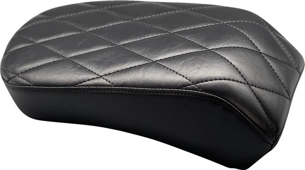 Le Pera Bare Bones Pillion Pad - Diamond - Black - FL/FX '18-'22 LYB-007PDM - Main Product View