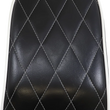 Load image into Gallery viewer, Le Pera Bare Bones Pillion Pad - Diamond - Black w/ White Stitch - FL/FX '18-'22 LYB-007PDMWTP - Main Product View