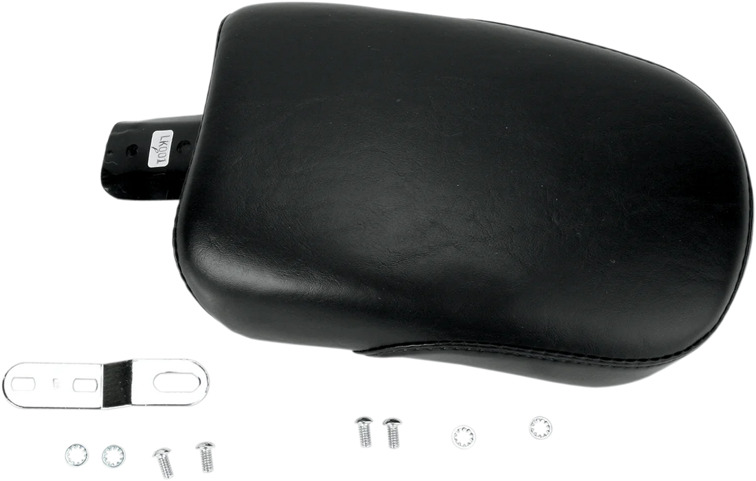 Le Pera Bare Bones Pillion Pad - Smooth - Black - FL/FX '06-'17 LK-001P - Side View