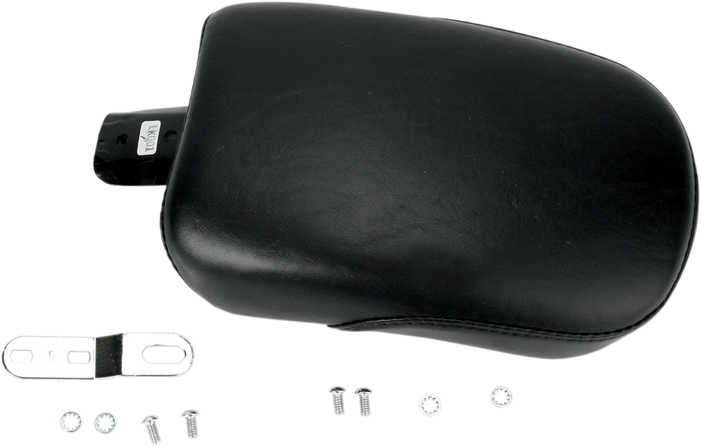 Le Pera Bare Bones Pillion Pad - Smooth - Black - FL/FX '06-'17 LK-001P - Side View