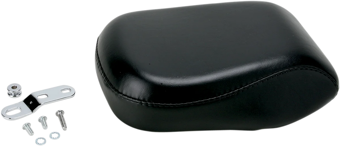 Le Pera Bare Bones Pillion Pad - Smooth - Black - FL/FX '06-'17 LK-007P - Side View