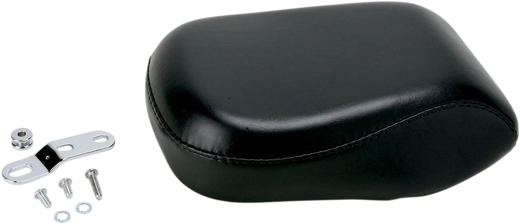 Le Pera Bare Bones Pillion Pad - Smooth - Black - FL/FX '06-'17 LK-007P - Side View