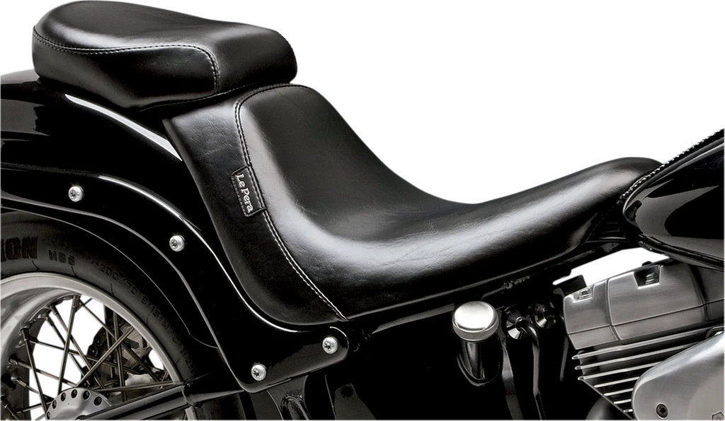 Le Pera Bare Bones Pillion Pad - Smooth - Black - FL/FX '06-'17 LK-007PDX - Main Product View