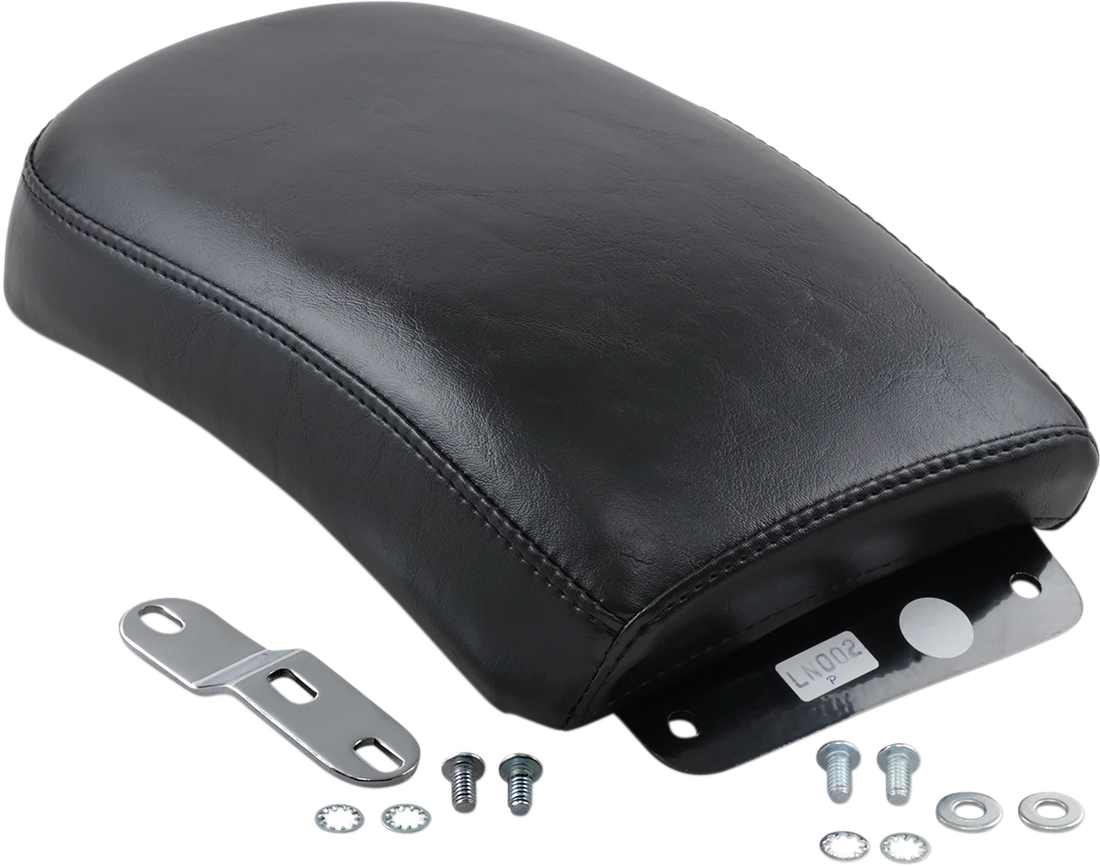 Le Pera Bare Bones Pillion Pad - Smooth - Black - FX/FL '64-'84 LN-002P - Side View