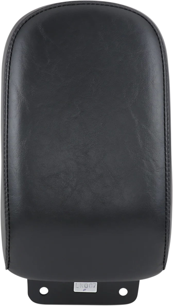 Le Pera Bare Bones Pillion Pad - Smooth - Black - Softail '84-'99 LN-007P - Back View