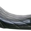 Load image into Gallery viewer, Le Pera Bare Bones Solo Seat - Diamond Stitch - Black - Dyna '06-'17 LK-001DM - Main Product View