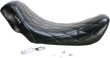 Load image into Gallery viewer, Le Pera Bare Bones Solo Seat - Diamond Stitch - Black - Dyna '06-'17 LK-001DM - Side View