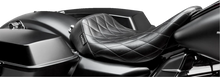 Load image into Gallery viewer, Le Pera Bare Bones Solo Seat - Diamond Stitch - Black - FL '08-'23 LK-005DM - Main Product View