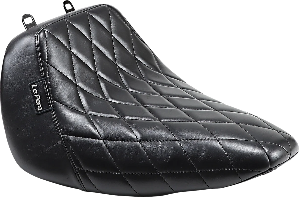 Le Pera Bare Bones Solo Seat - Diamond Stitch - Black - FLFB/S '18-'23 LYO-007DM - Main Product View