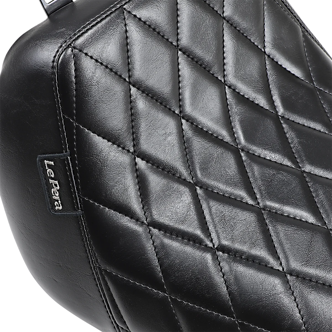 Le Pera Bare Bones Solo Seat - Diamond Stitch - Black - FLFB/S '18-'23 LYO-007DM - Side View