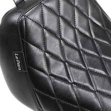 Load image into Gallery viewer, Le Pera Bare Bones Solo Seat - Diamond Stitch - Black - FLFB/S '18-'23 LYO-007DM - Side View