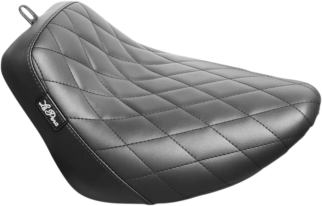 Le Pera Bare Bones Solo Seat - Diamond Stitch - Black - FLSL/FXBB '18-'23 LY-007DM - Main Product View