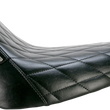 Load image into Gallery viewer, Le Pera Bare Bones Solo Seat - Diamond Stitch - Black - FLST '08-'17 LXE-007DM - Main Product View