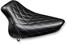 Load image into Gallery viewer, Le Pera Bare Bones Solo Seat - Diamond Stitch - Black - Softail '00-'07 LX-007DM - Main Product View