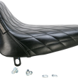 Load image into Gallery viewer, Le Pera Bare Bones Solo Seat - Diamond Stitch - Black - Softail '84-'99 LN-007DM - Side View