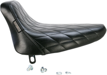 Load image into Gallery viewer, Le Pera Bare Bones Solo Seat - Diamond Stitch - Black - Softail '84-'99 LN-007DM - Side View