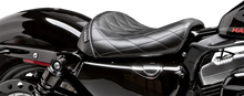 Load image into Gallery viewer, Le Pera Bare Bones Solo Seat - Diamond Stitch - Black - XL &#39;04-&#39;22 LK-006DM - Main Product View