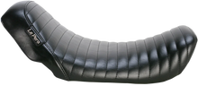 Load image into Gallery viewer, Le Pera Bare Bones Solo Seat - Pleated - Black - Dyna '06-'17 LK-001PT - Main Product View