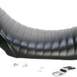 Load image into Gallery viewer, Le Pera Bare Bones Solo Seat - Pleated - Black - Dyna '06-'17 LK-001PT - Side View
