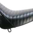 Load image into Gallery viewer, Le Pera Bare Bones Solo Seat - Pleated - Black - Softail '00-'07 LX-007PT - Main Product View