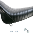 Load image into Gallery viewer, Le Pera Bare Bones Solo Seat - Pleated - Black - Softail '00-'07 LX-007PT - Side View