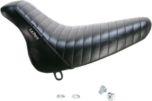 Load image into Gallery viewer, Le Pera Bare Bones Solo Seat - Pleated - Black - Softail '00-'07 LX-007PT - Side View