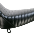 Load image into Gallery viewer, Le Pera Bare Bones Solo Seat - Pleated - Black - Softail '84-'99 LN-007PT - Main Product View