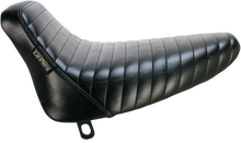 Load image into Gallery viewer, Le Pera Bare Bones Solo Seat - Pleated - Black - Softail '84-'99 LN-007PT - Main Product View