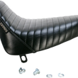 Load image into Gallery viewer, Le Pera Bare Bones Solo Seat - Pleated - Black - Softail '84-'99 LN-007PT - Side View
