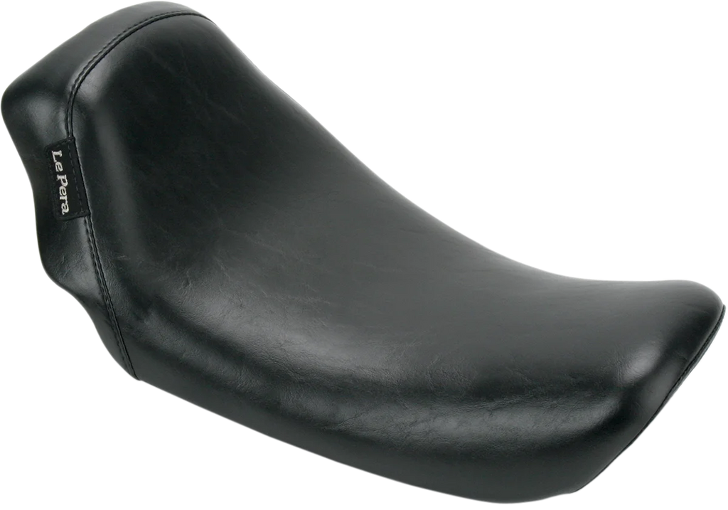 Le Pera Bare Bones Solo Seat - Smooth - Black - Dyna '06-'17 LK-001 - Main Product View