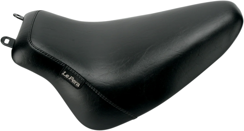 Le Pera Bare Bones Solo Seat - Smooth - Black - FL '08-'17 LXE-007 - Main Product View