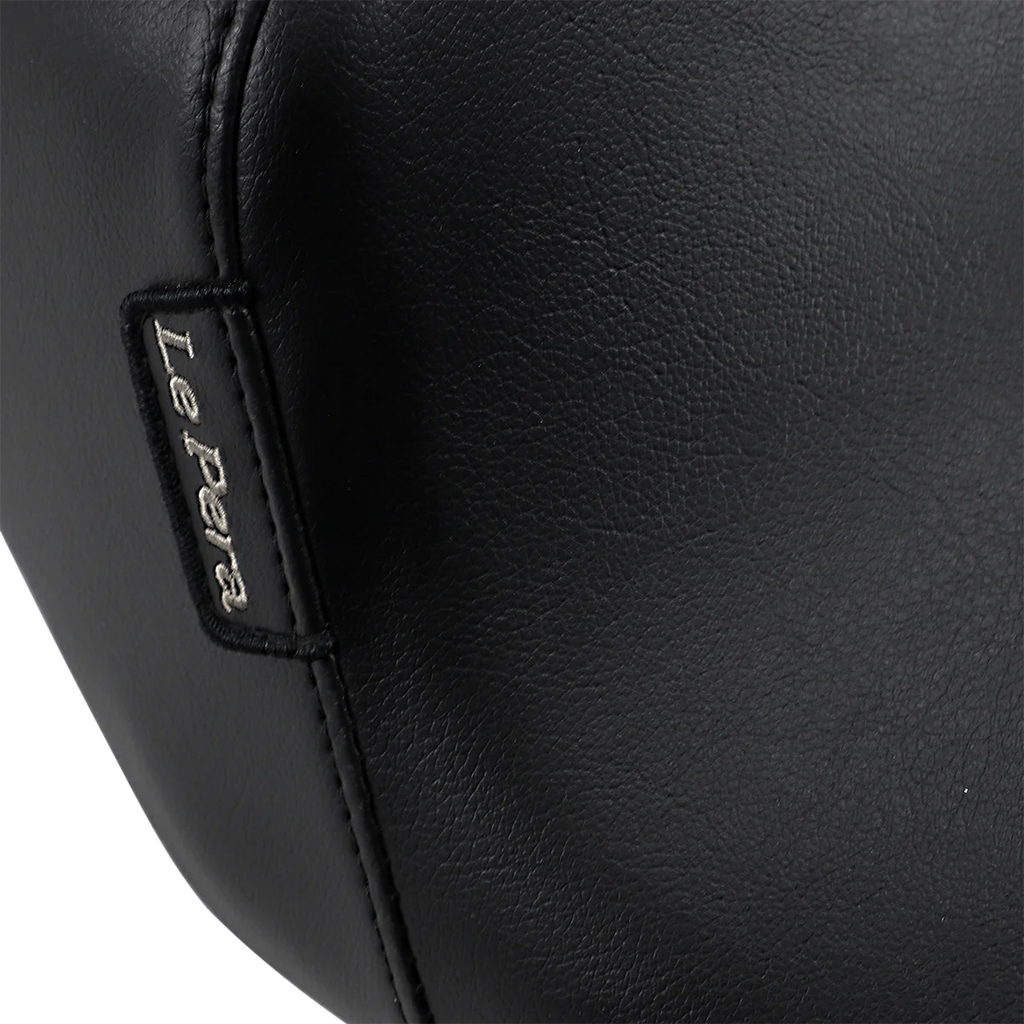 Le Pera Bare Bones Solo Seat - Smooth - Black - FL '08-'23 LK-005PY - Back View