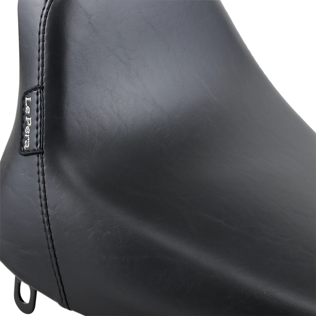 Le Pera Bare Bones Solo Seat - Smooth - Black - FL/FX '84-'99 LN-007 - Back View