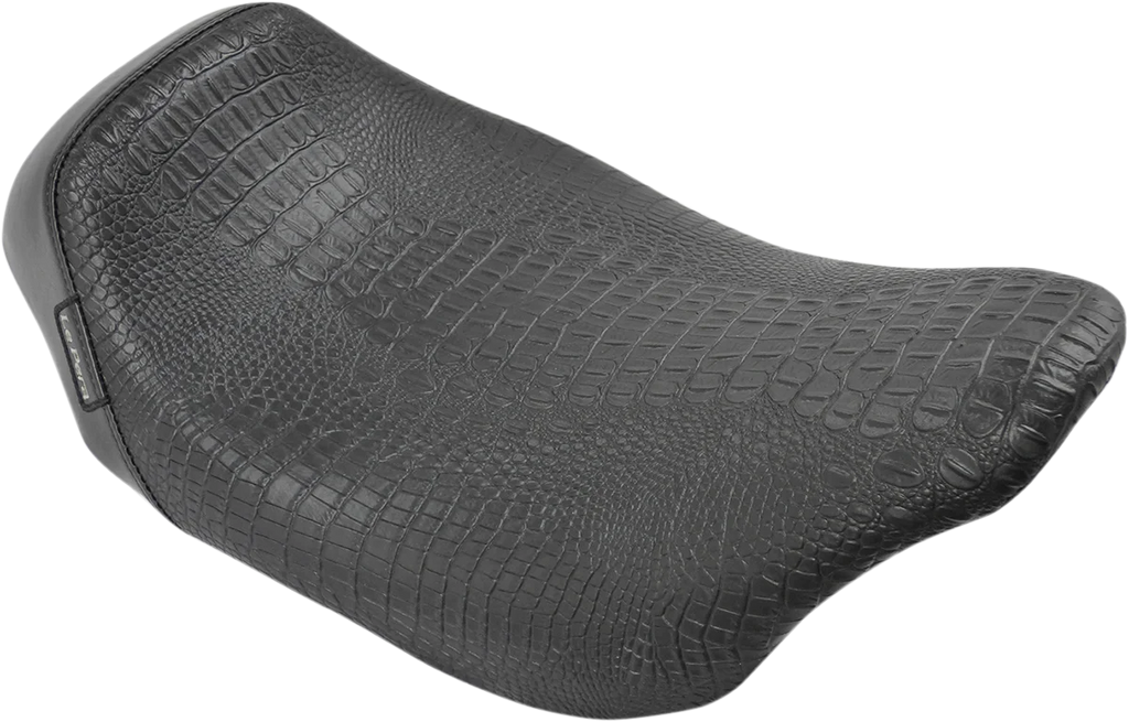 Le Pera Bare Bones Solo Seat - Smooth - Black - FLT '02-'07 LH-005 - Side View