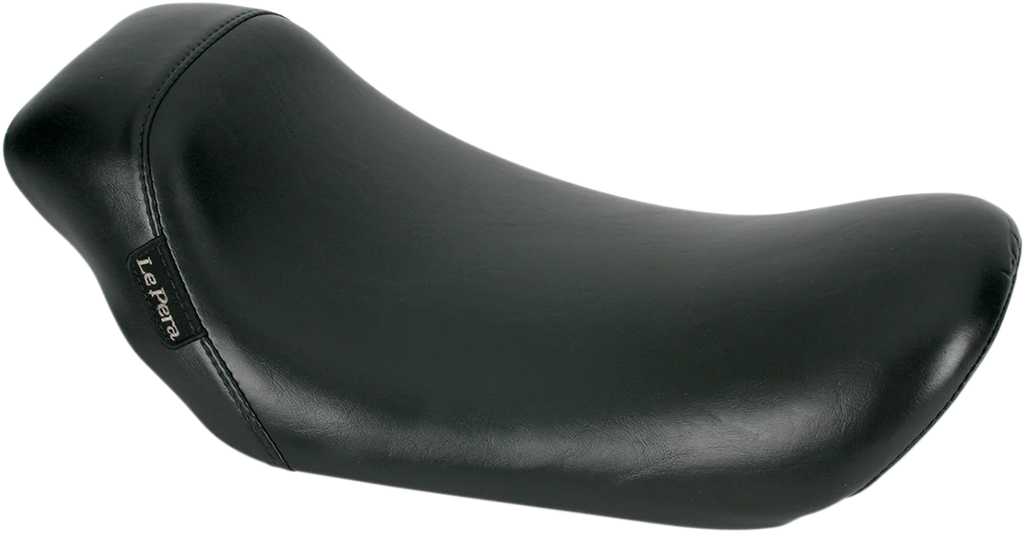 Le Pera Bare Bones Solo Seat - Smooth - Black - FXD '04-'05 LF-001 - Main Product View
