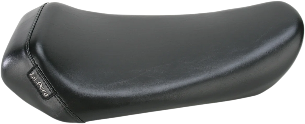 Le Pera Bare Bones Solo Seat - Smooth - Black - FXD '91-'95 L-001 - Main Product View