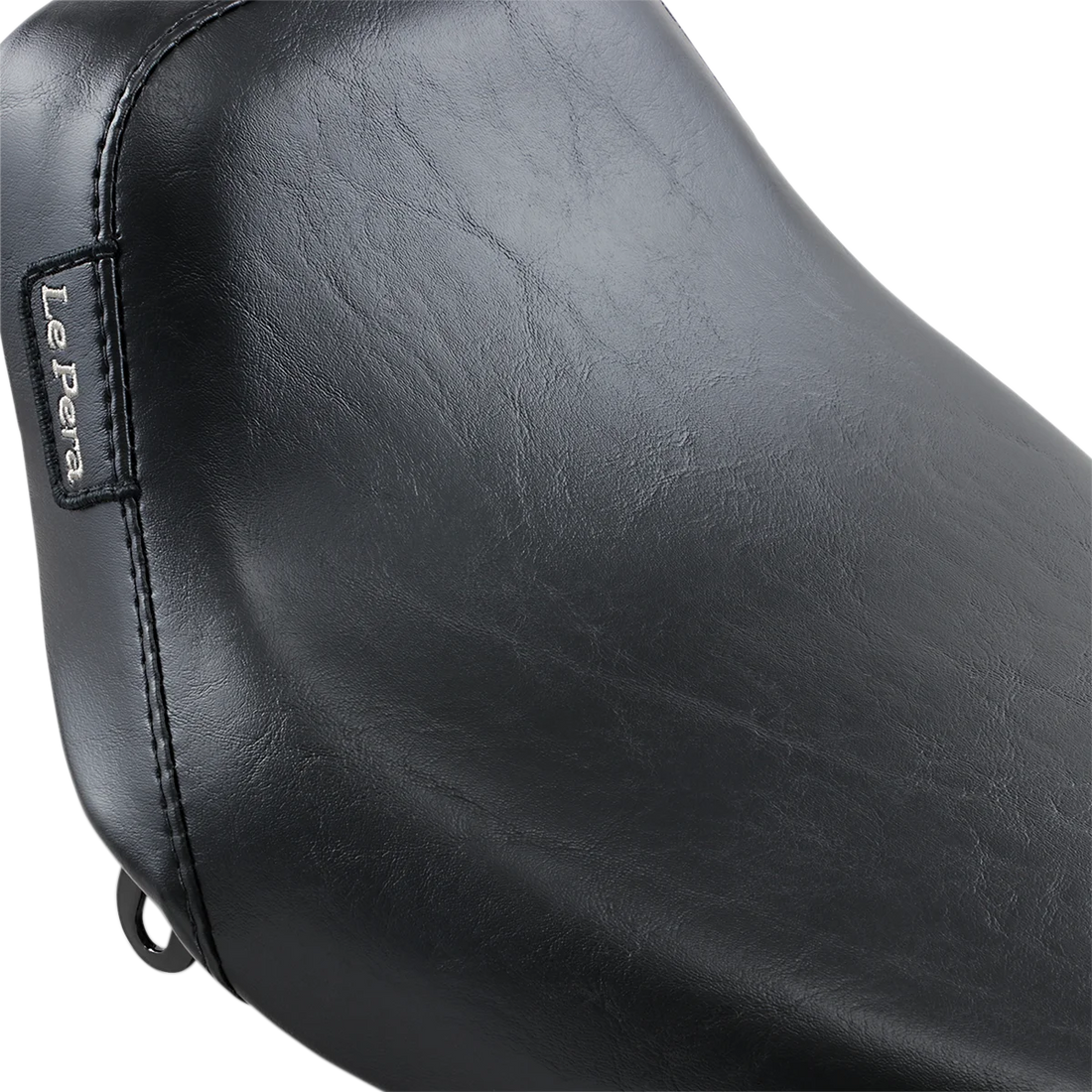 Le Pera Bare Bones Solo Seat - Smooth - Black - FX/FL '64-'84 LN-002 - Back View