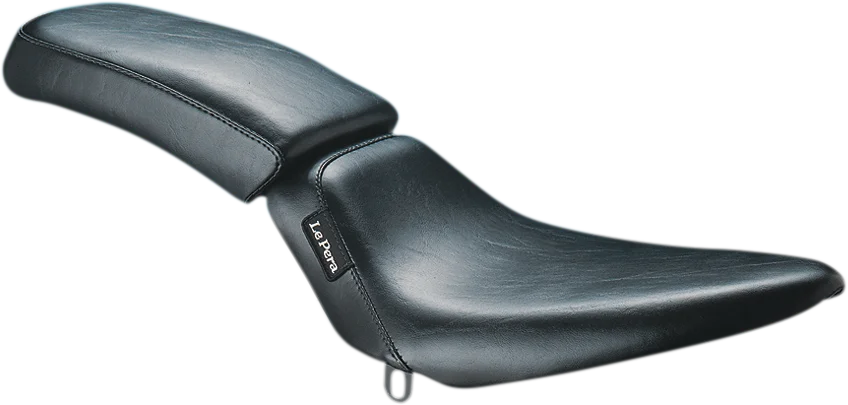 Le Pera Bare Bones Solo Seat - Smooth - Black - FX/FL '64-'84 LN-002 - Installation View