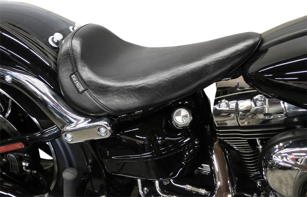 Le Pera Bare Bones Solo Seat - Smooth - Black - FXSB '13-'17 LKB-007 - Main Product View