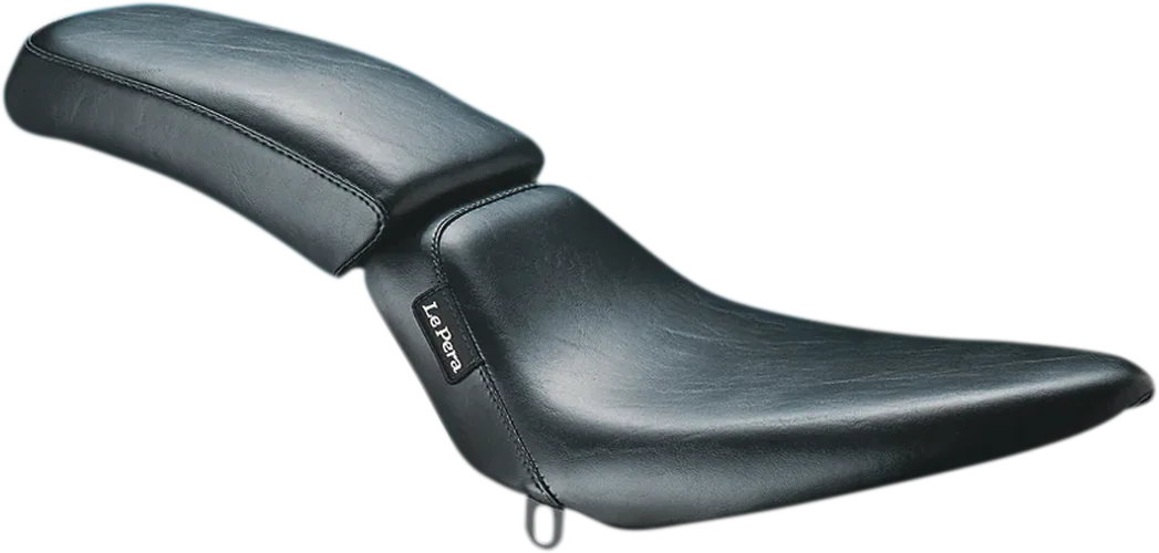 Le Pera Bare Bones Solo Seat - Smooth - Black - FX/FL '64-'84 LN-002 - Installation View