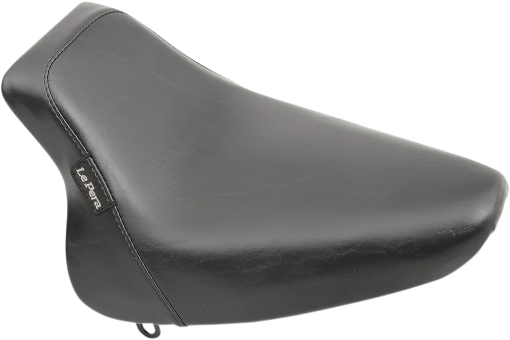 Le Pera Bare Bones Solo Seat - Smooth - Black - Softail '00-'07 LX-007 - Main Product View