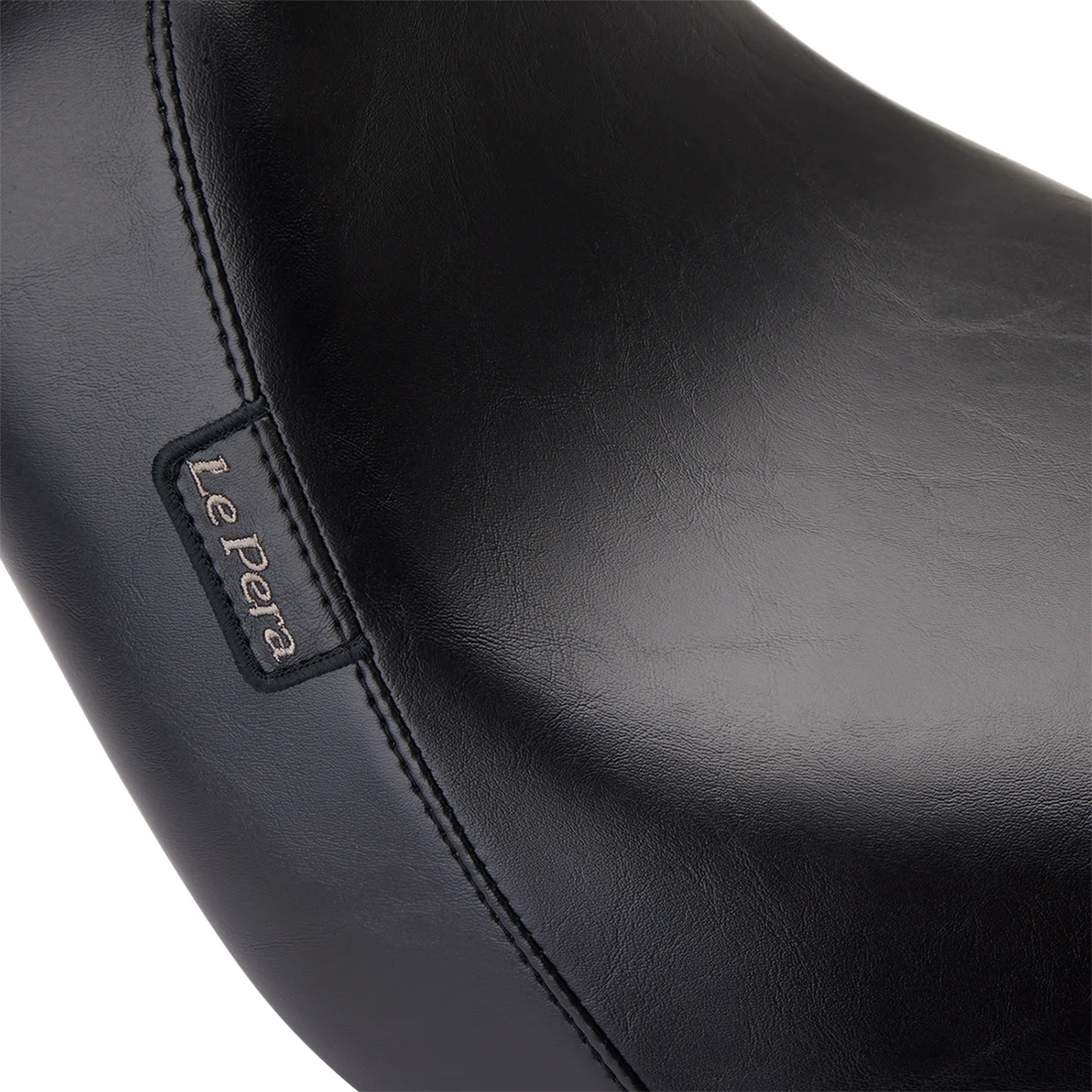 Le Pera Bare Bones Solo Seat - Smooth - Black - Softail '18-'23 LYR-007 - Back View