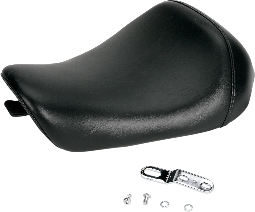 Le Pera Bare Bones Solo Seat - Smooth - Black - XL LC-006 - Side View