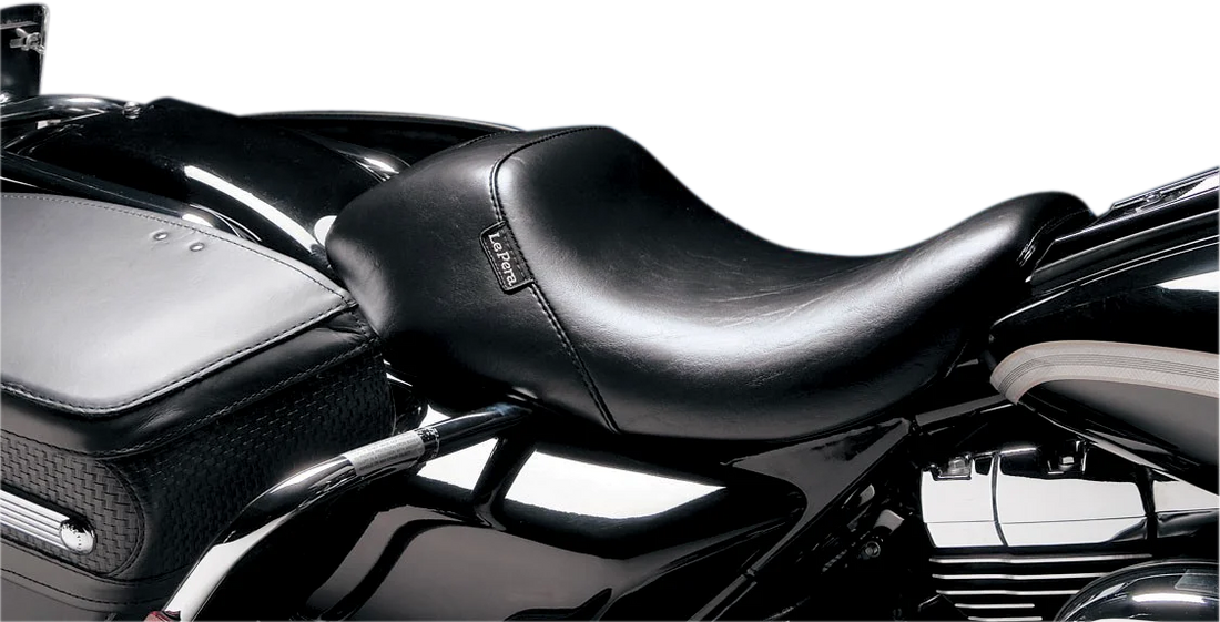 Le Pera Bare Bones Up-front Solo Seat - Black - Road King '02-'07 LHU-005RK - Installation View