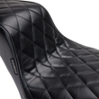 Load image into Gallery viewer, Le Pera Cherokee Seat - Diamond - Black - FX/FL '18-'23 LY-020DM - Side View