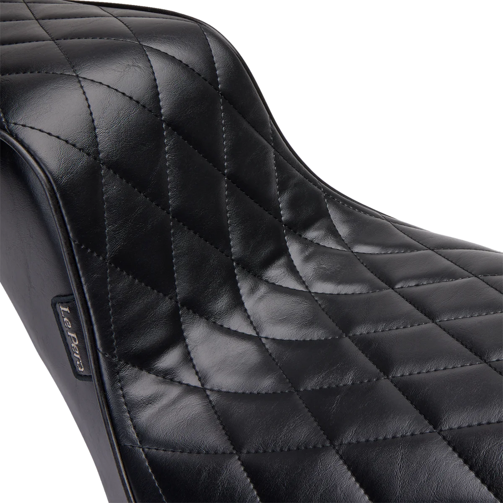 Le Pera Cherokee Seat - Diamond - Black - FX/FL '18-'23 LY-020DM - Side View